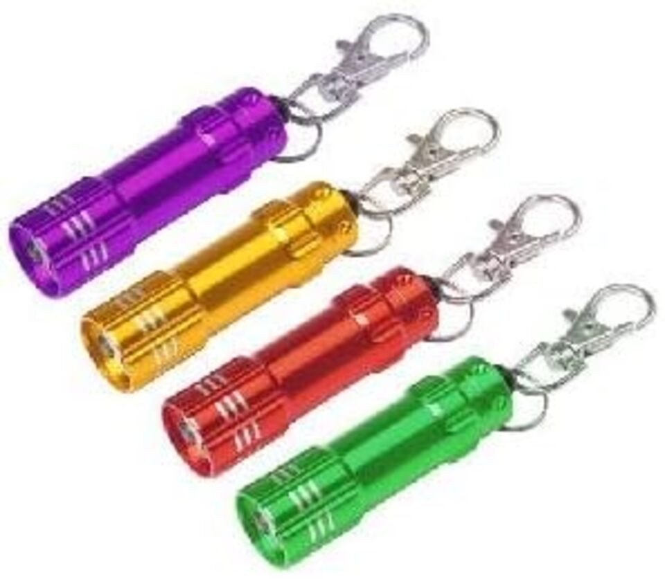 Testrut LED Taschenlampe LED-Mini Taschenlampe Aluminium 3 LEDs, farbig sortiert (1-St) von Testrut