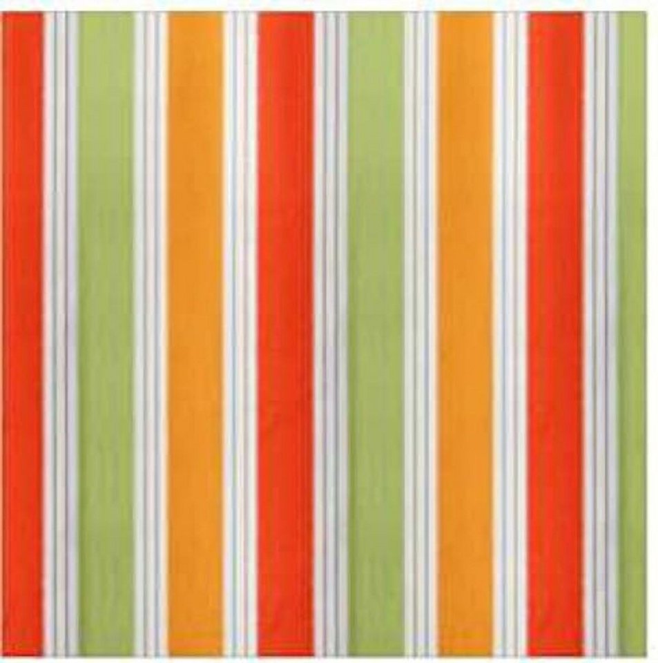 Testrut Tischdecke Mitteldecke Orange Streifen 80x80cm (1-tlg) von Testrut