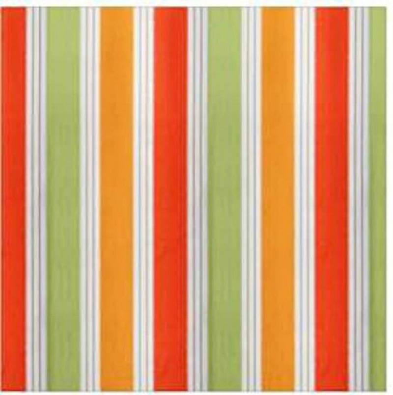 Testrut Tischdecke Mitteldecke Orange Streifen 80x80cm (1-tlg) von Testrut