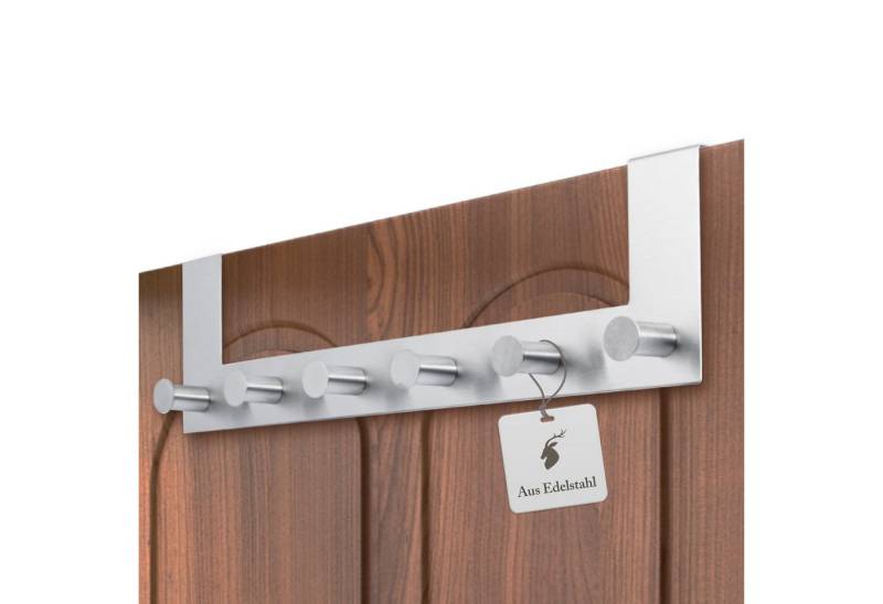 ReWu Türgarderobe Türgarderobe Edelstahl mit 6 Haken ReWu Türgarderobe Türgarderobe Edelstahl mit 6 Haken von ReWu