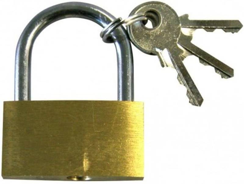 Testrut Vorhängeschloss Vorhangschloss 40 mm, (1-tlg) von Testrut