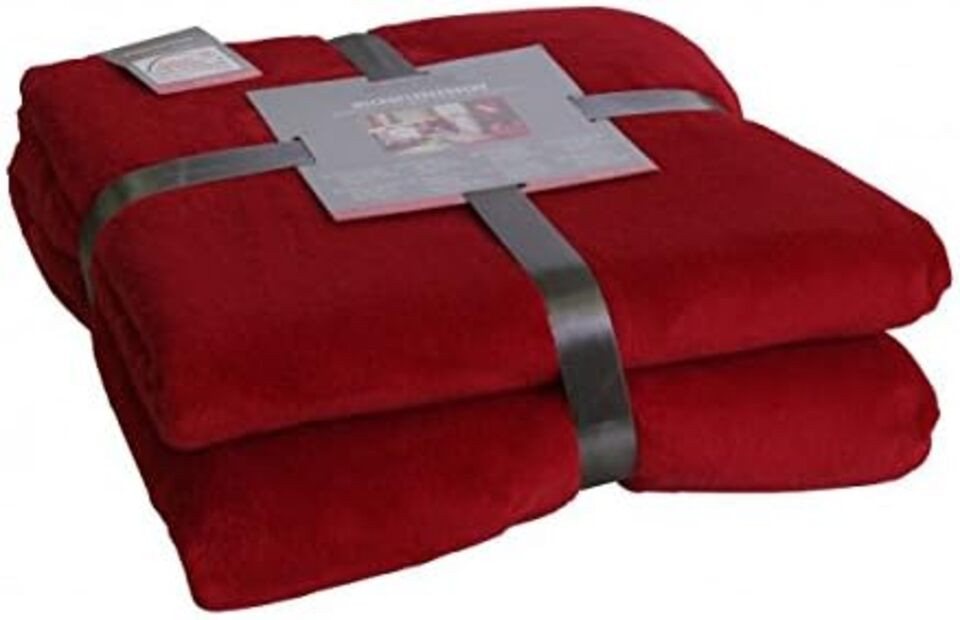 Wohndecke Mikrofleecedecke 150x200cm rot, Testrut Wohndecke Mikrofleecedecke 150x200cm rot, Testrut von Testrut