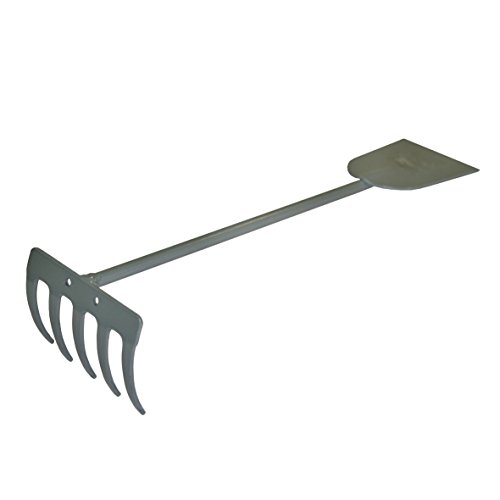 Xclou Garden Kulturgerät, 2-in-1 Gartengerät aus Stahl mit Pulverbeschichtung, Friedhofsbedarf Hacken, Grubber mit ca. 30 x 8,5 x 7, silber Xclou Garden Kulturgerät, 2-in-1 Gartengerät aus Stahl mit Pulverbeschichtung, Friedhofsbedarf Hacken, Grubber mit ca. 30 x 8,5 x 7, silber von Xclou