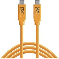 Tether Tools USB-Kabel USB-C® Stecker, USB-C® Stecker 4.60m Orange CUC15-ORG von Tether Tools
