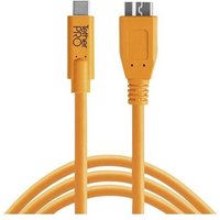 Tether Tools USB-Kabel USB-C® Stecker, USB-Micro-B 3.0 Stecker 4.60m Orange CUC3315-ORG von Tether Tools