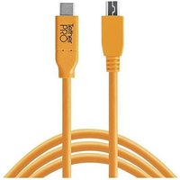 Tether Tools USB-Kabel USB 2.0 USB-C® Stecker, USB-Mini-B Stecker 4.60m Orange CUC2415-ORG Tether Tools USB-Kabel USB 2.0 USB-C® Stecker, USB-Mini-B Stecker 4.60m Orange CUC2415-ORG von Tether Tools