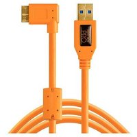 Tether Tools USB-Kabel USB-A Stecker, USB-Micro-B 3.0 Stecker 4.60m Orange 90° nach rechts gewinkel Tether Tools USB-Kabel USB-A Stecker, USB-Micro-B 3.0 Stecker 4.60m Orange 90° nach rechts gewinkel von Tether Tools