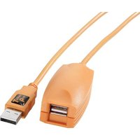 Tether Tools USB-Kabel USB 2.0 USB-A Stecker, USB-A Buchse 5.00m Orange Aktiv mit Signalverstärkung von Tether Tools