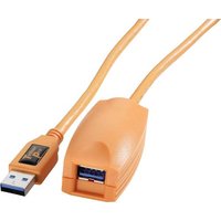 Tether Tools USB-Kabel USB 3.2 Gen1 (USB 3.0 / USB 3.1 Gen1) USB-A Stecker, USB-A Buchse 5.00m Orang von Tether Tools