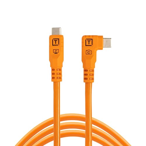 Tether Tools TetherPro USB-C Optima 10G rechts orange 1,8m Tether Tools TetherPro USB-C Optima 10G rechts orange 1,8m von Tether Tools