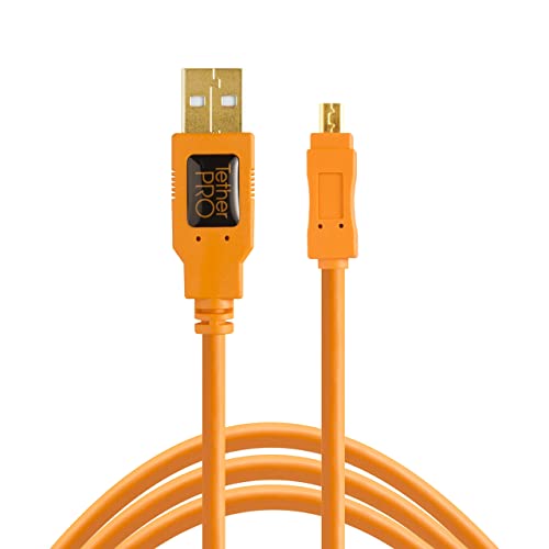 USB-Kabel TetherPro USB 2.0 A/Mini-B 8-polig 15 'Org [tet-cu8015-org] von Tether Tools