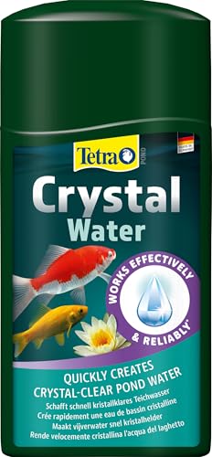 Tetra Pond CrystalWater - Wasserklärer gegen Trübungen für kristallklares Wasser im Gartenteich, 1 L von Tetra