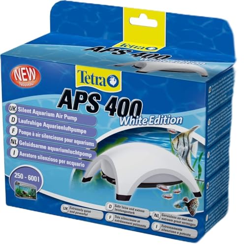 Tetra APS 400 Aquarium Luftpumpe - leise Membran-Pumpe für Aquarien von 250-600 L, weiß von Tetra