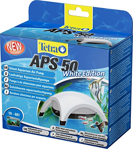 Tetra APS 50 Aquarium Luftpumpe - leise Membran-Pumpe für Aquarien von 10-60 L, weiß von Tetra