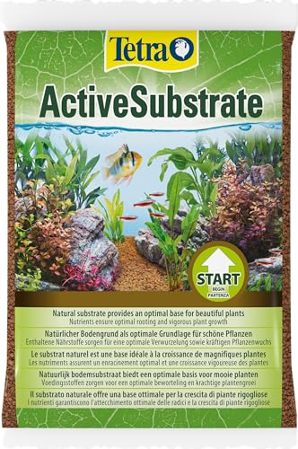 Tetra ActiveSubstrate - natürlicher Bodengrund aus wasserneutralen Tonmineralien für das Aquarium, Alternative zu Aquarienkies, 3 L Beutel von Tetra