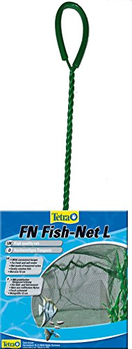 Tetra FN Fish-Net Größe L - hochwertiges Fangnetz aus reißfestem Nylon, der Kescher ermöglicht das leichte und schonende Fangen von Fischen aus dem Aquarium, Netzgroße 12 cm von Tetra