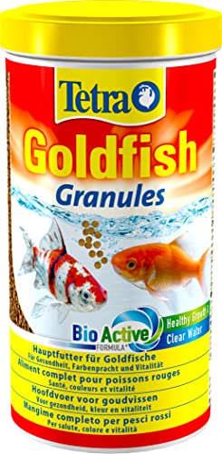 Tetra Goldfish Granules - Granulat-Fischfutter für alle Goldfische und andere Kaltwasserfische, 1 L Dose von Tetra