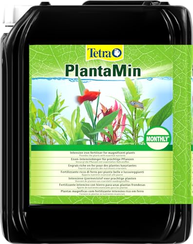 Tetra PlantaMin Universaldünger - flüssiger Eisen-Intensivdünger für prächtige und gesunde Wasserpflanzen im Aquarium, monatliche Anwendung, 5 Liter von Tetra