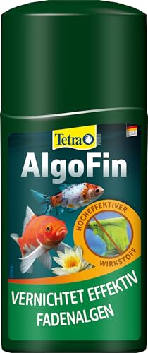 Tetra Pond AlgoFin Teich Algenvernichter - wirkt effektiv bei Fadenalgen, Schwebealgen und Schmieralgen im Gartenteich, 250ml von Tetra