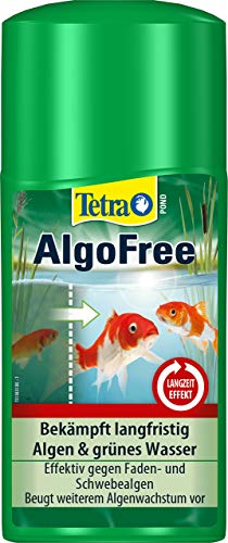 Tetra Pond AlgoFree Schwebealgen- und Fadenalgenvernichter, bekämpft langfristig grünes Wasser im Gartenteich, 250 ml von Tetra