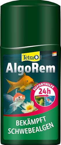 Tetra Pond AlgoRem - 24-Stunden-Soforthilfe gegen grünes Wasser im Gartenteich, bekämpft Schwebealgen, 250 ml Tetra Pond AlgoRem - 24-Stunden-Soforthilfe gegen grünes Wasser im Gartenteich, bekämpft Schwebealgen, 250 ml von Tetra