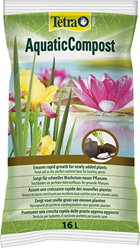 Tetra Pond Aquatic Compost Teicherde - speziell für Teichpflanzen entwickelte Teichboden-Mischung, 16 Liter Beutel von Tetra