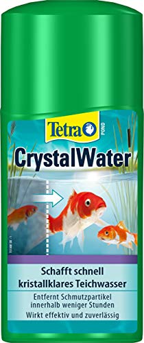 Tetra Pond CrystalWater - Wasserklärer gegen Trübungen für kristallklares Wasser im Gartenteich, 250 ml Flasche von Tetra