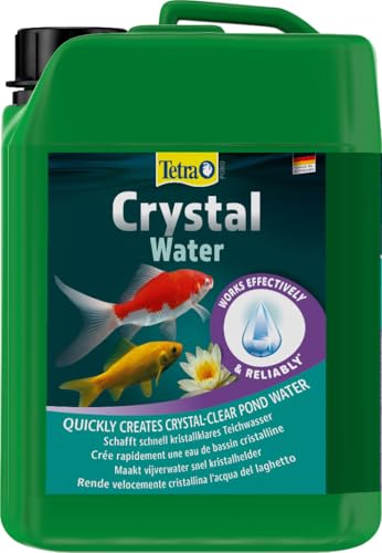 Tetra Pond CrystalWater - Wasserklärer gegen Trübungen für kristallklares Wasser im Gartenteich, 3 L von Tetra