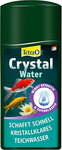 Tetra Pond CrystalWater - Wasserklärer gegen Trübungen für kristallklares Wasser im Gartenteich, 500 ml Flasche von Tetra