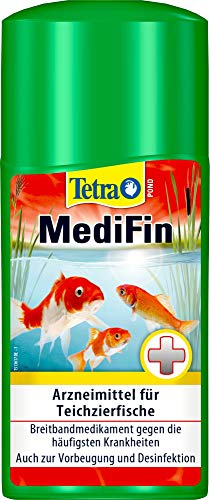 Tetra Pond MediFin - Medikament für Teichfische gegen die häufigsten Krankheiten, auch zur Vorbeugung und Desinfektion, 250 ml Flsche von Tetra