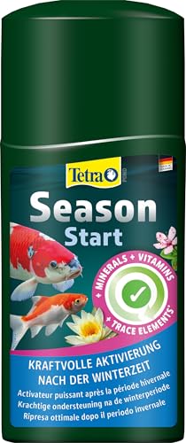 Tetra Pond SeasonStart - aktiviert den Gartenteich nach der Winterzeit, enthält wichtigen Mineralien für Fische und Pflanzen, 250 ml von Tetra