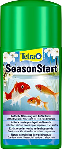 Tetra Pond SeasonStart - aktiviert den Gartenteich nach der Winterzeit, enthält wichtigen Mineralien für Fische und Pflanzen, 250 ml Flasche von Tetra