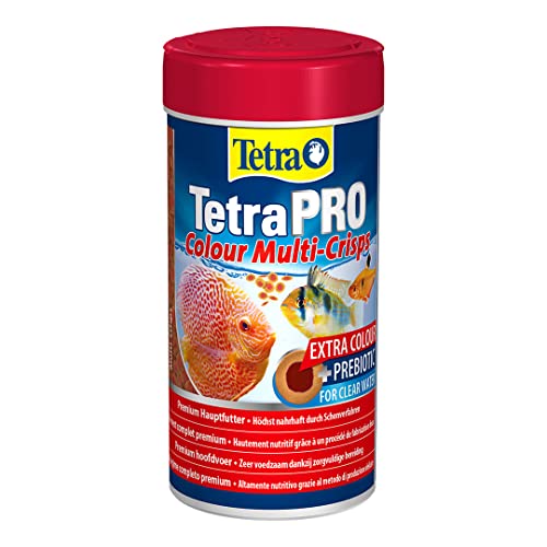 Tetra Pro Colour Multi-Crisps - Premium Fischfutter mit Farbkonzentrat für schöne, farbenprächtige Fische, 250 ml von Tetra