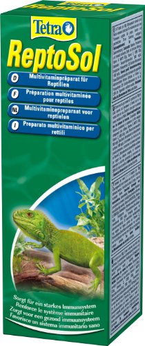 Tetra ReptoSol (hochwertiges flüssiges Vitamin-Ergänzungsfutter für alle Reptilien, Multivitamin-Präparat, Nahrungsergänzung erhöht Widerstandskraft), 50 ml Flasche von Tetra