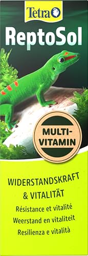 Tetra ReptoSol - flüssiges Multivitaminpräparat für alle Reptilien, Nahrungsergänzung für mehr Widerstandskraft, 50 ml Flasche von Tetra