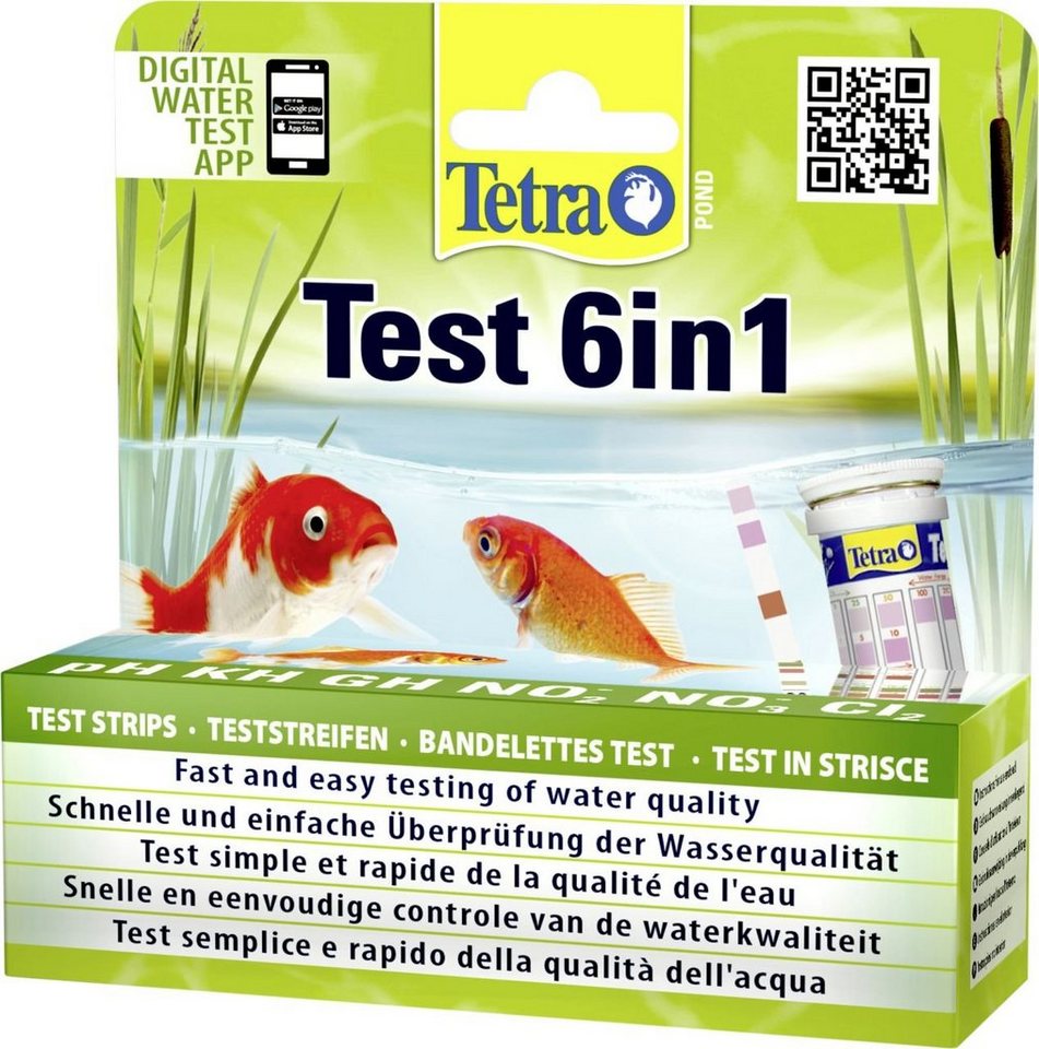 Tetra Teichpflege Tetra Wasserschnelltest Pond 6 in 1 für von Tetra