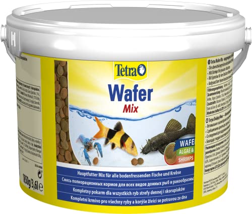 Tetra Wafer Mix - Fischfutter für alle Bodenfische (z.B. Welse) und Krebse, für gesundes Wachstum und eine bessere Widerstandskraft, 3,6 L von Tetra