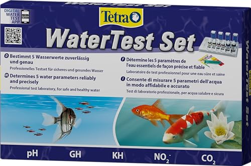 Tetra WaterTest Set - bestimmt zuverlässig & genau 5 wichtige Wasserwerten im Aquarium oder Gartenteich, professionelles Testlabor, 1 Stück Tetra WaterTest Set - bestimmt zuverlässig & genau 5 wichtige Wasserwerten im Aquarium oder Gartenteich, professionelles Testlabor, 1 Stück von Tetra