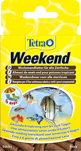 TetraMin Weekend Wochenendfutter - kompakte Futtersticks für die Versorgung aller Zierfische am Wochenende bzw. für bis zu 6 Tagen, 20 Stück von Tetra