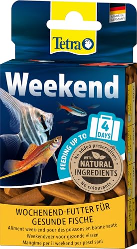 TetraMin Weekend Wochenendfutter - kompakte Futtersticks für die Versorgung aller Zierfische am Wochenende bzw. für bis zu 4 Tagen, 20 Stück von Tetra