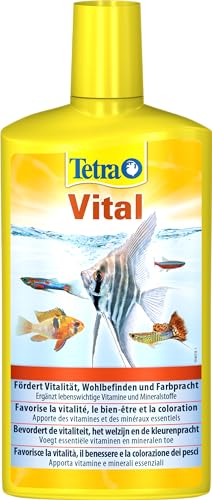 Tetra Vital - fördert Vitalität, Wohlbefinden und Farbpracht bei Fischen, ergänzt lebenswichtige Vitamine und Mineralstoffe, 500 ml Flasche von Tetra