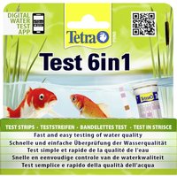 Wasserschnelltest Pond 6 in 1 für Teichwasser 25 Streifen Teichpflege - Tetra von Tetra