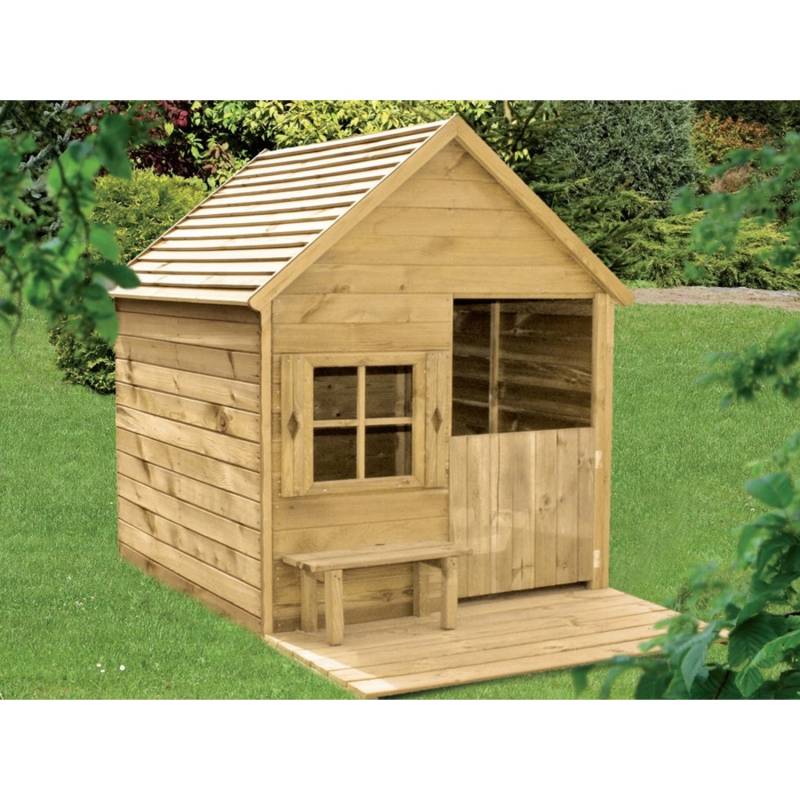 T & J Kinderspielhaus Heidi BxTxH 117 cm x 164 cm x 159 cm von Tetzner und Jentzsch