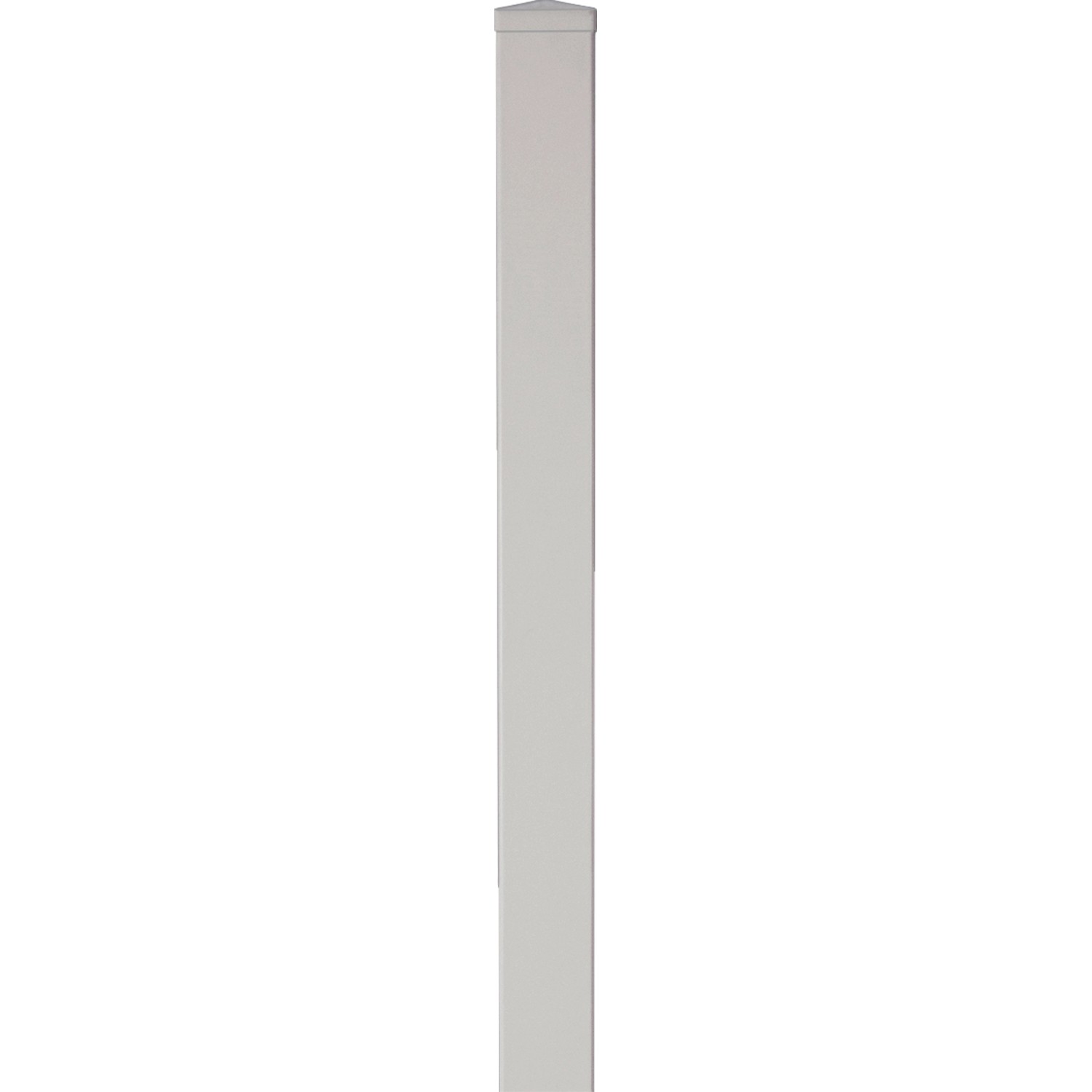 T & J Kunststoffpfosten Lightline Silbergrau zum Einbetonieren 9 x 9 x 150 cm von Tetzner und Jentzsch