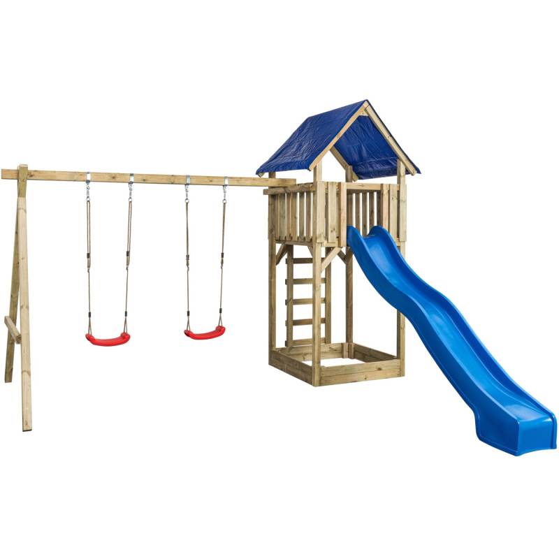 T & J Spielturm Simon B 421 x T 350 x H 297 cm von Tetzner und Jentzsch