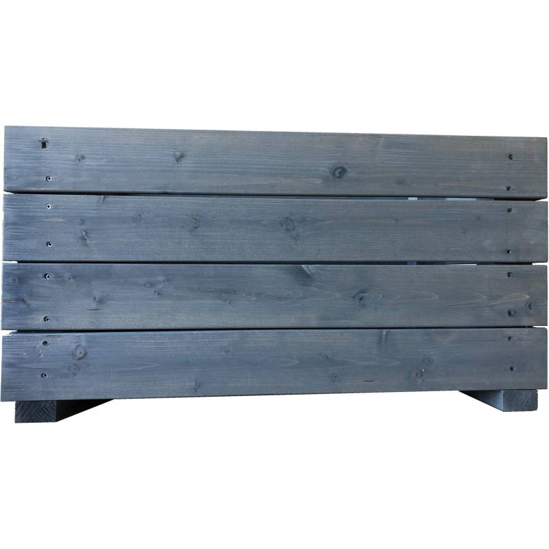 T & J Sunny Blumenkasten Grau lasiert ca. L 58 x B 29 x H 31,5 cm von Tetzner und Jentzsch