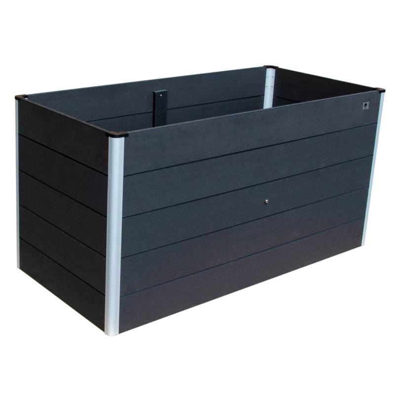 T&J WPC-Hochbeet Erna 150 cm x 70 cm x 75 cm Anthrazit von Tetzner und Jentzsch