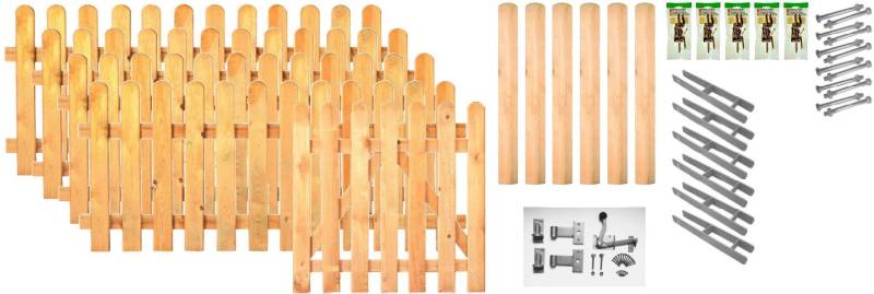 Tetzner & Jentzsch Lattenzaun Lakeland 1, (Set), 4 Elemente, LxH: 874x100 cm von Tetzner & Jentzsch