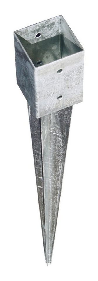 Tetzner & Jentzsch Pfostenträger Zaun H-Anker Pfostenträger Pfostenanker Einschlaghülse Pfostenkappe, Einschlaghülse 75cm von Tetzner & Jentzsch