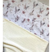 Eulen Baby Decke Minky Kuscheldecke, Waldkinderzimmer von TeuluUA